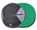 Decky Flat Bill Snapback Cotton Two Tone Baseball Green Under Visor Hats Caps-Serve The Flag 30 image