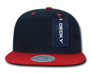Decky Flat Bill Snapback Cotton Two Tone Baseball Green Under Visor Hats Caps-Serve The Flag 39 image