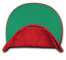 Decky Flat Bill Snapback Cotton Two Tone Baseball Green Under Visor Hats Caps-Serve The Flag 46 image