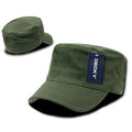 Decky Flex Cadet Flat Top Cotton Military Army Blank Caps Hats-Serve The Flag