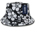 Decky Floral Fisherman's Bucket Hat Caps-Serve The Flag