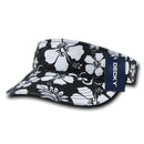 Decky Floral Flower Polo Visor Curved Bill Summer Sun Sports Golf Hook And Loop-Serve The Flag 13 image