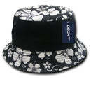 Decky Floral Polo Unconstructed Bucket Caps Hats-Serve The Flag 2 image