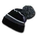 Decky Giant Pom Beanies Uncuffed Fuzzy Ball On The Top Warm Caps Hats Ski Winter-Serve The Flag 2 image