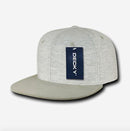 Decky Heather Jersey Knit Snapbacks Retro Flat Bill Hats Caps Unisex-Serve The Flag 1 image