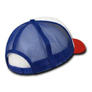 Decky Industrial Foam Trucker 5 Panel Hats Caps Two Tone Mesh Snapback-Serve The Flag 25 image