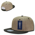 Decky Jute Crown Flat Bill Snapback Baseball 6 Panel Caps Hats Unisex-Serve The Flag