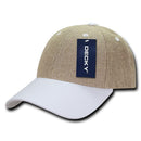 Decky Jute Low Crown Curved Bill 6 Panel Dad Caps Hats Unisex-Serve The Flag 12 image