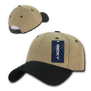 Decky Jute Low Crown Structured Dad 6 Panel Caps Hats Unisex-Serve The Flag 9 image