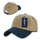 Decky Jute Low Crown Structured Dad 6 Panel Caps Hats Unisex-Serve The Flag 8 image