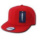 Decky Lot Of 75 Blank Flat Bill Snapback Caps Hats Solid Two Tone Wholesale Lots!-Serve The Flag 7 image