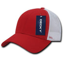 Decky Low Crown Mesh Golf 6 Panel Pre Curved Bill Dad Caps Hats-Serve The Flag 14 image