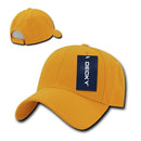 Decky Low Crown Plain Two Tone Curved Bill 6 Panel Dad Hats Caps-Serve The Flag 9 image