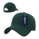 Decky Low Crown Plain Two Tone Curved Bill 6 Panel Dad Hats Caps-Serve The Flag 12 image