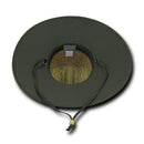 Decky Mat Paper Straw Lifeguard Cowboy Hats Caps Mens Womens Beach-Serve The Flag 2 image