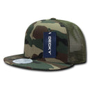 Decky Military Army Camo Acu Ripstop Flat Bill Trucker Cotton Hats Caps-Serve The Flag 23 image