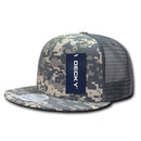 Decky Military Army Camo Acu Ripstop Flat Bill Trucker Cotton Hats Caps-Serve The Flag 10 image