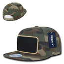 Decky Patch Snapbacks Flat Bill 6 Panel Camo Black Baseball Hats Caps Unisex-Serve The Flag 5 image