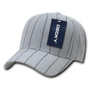 Decky Pin Striped Pinstriped 100% Acrylic High Crown Baseball Hats Caps-Serve The Flag 10 image