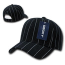 Decky Pin Striped Pinstriped 100% Acrylic High Crown Baseball Hats Caps-Serve The Flag 3 image