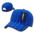 Decky Pin Striped Pinstriped 100% Acrylic High Crown Baseball Hats Caps-Serve The Flag