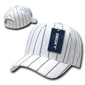 Decky Pin Striped Pinstriped 100% Acrylic High Crown Baseball Hats Caps-Serve The Flag