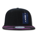 Decky Plaid Flat Bill Snapbacks 6 Panel Baseball Hats Caps Unisex-Serve The Flag 23 image