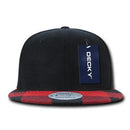 Decky Plaid Flat Bill Snapbacks 6 Panel Baseball Hats Caps Unisex-Serve The Flag 26 image