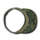 Decky Pre Curved Bill Camouflage Camo Golf Summer Sun Beach Acyrlic Visors-Serve The Flag 21 image