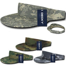 Decky Pre Curved Bill Camouflage Camo Golf Summer Sun Beach Acyrlic Visors-Serve The Flag 9 image