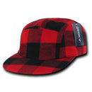 Decky Racer Jockey 5 Panel Biker Solid Plaid Camouflage Caps Hats-Serve The Flag 23 image