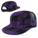 Decky Racer Jockey 5 Panel Biker Solid Plaid Camouflage Caps Hats-Serve The Flag 10 image