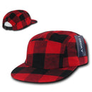 Decky Racer Jockey 5 Panel Biker Solid Plaid Camouflage Caps Hats-Serve The Flag 9 image