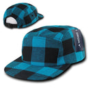 Decky Racer Jockey 5 Panel Biker Solid Plaid Camouflage Caps Hats-Serve The Flag 11 image