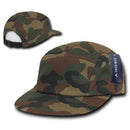Decky Racer Jockey 5 Panel Biker Solid Plaid Camouflage Caps Hats-Serve The Flag 6 image