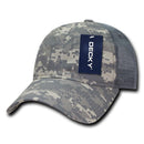 Decky Relaxed Camo 6 Panel Pre Curved Bill Trucker Baseball Caps Hats-Serve The Flag 11 image