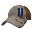Decky Relaxed Camo 6 Panel Pre Curved Bill Trucker Baseball Caps Hats-Serve The Flag 18 image