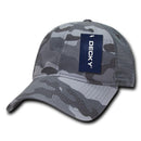 Decky Relaxed Camo 6 Panel Pre Curved Bill Trucker Baseball Caps Hats-Serve The Flag 22 image