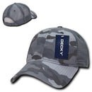 Decky Relaxed Camo 6 Panel Pre Curved Bill Trucker Baseball Caps Hats-Serve The Flag 8 image