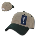 Decky Relaxed Soft Low Crown Dad Washed Cotton Polo Vintage 6 Panel Caps Hats-Serve The Flag