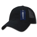 Decky Relaxed Trucker 6 Panel Pre Curved Bill Baseball Caps Hats-Serve The Flag 11 image