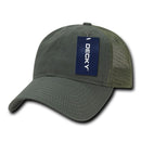 Decky Relaxed Trucker 6 Panel Pre Curved Bill Baseball Caps Hats-Serve The Flag 16 image