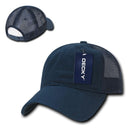 Decky Relaxed Trucker 6 Panel Pre Curved Bill Baseball Caps Hats-Serve The Flag 21 image