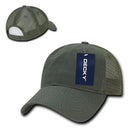 Decky Relaxed Trucker 6 Panel Pre Curved Bill Baseball Caps Hats-Serve The Flag 22 image