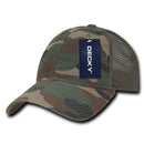 Decky Relaxed Trucker 6 Panel Pre Curved Bill Baseball Caps Hats-Serve The Flag 24 image
