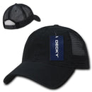 Decky Relaxed Trucker 6 Panel Pre Curved Bill Baseball Caps Hats-Serve The Flag 3 image