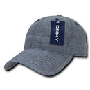 Decky Relaxed Washed Denim Low Crown Curved Bill Dad Hats Caps-Serve The Flag 11 image