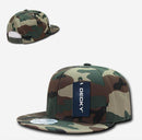 Decky Ripstop Snapbacks Retro Flat Bill Baseball Hats Caps Unisex-Serve The Flag 15 image