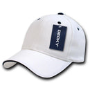 Decky Sandwich Visor Pro Style Two Tone Constructed 6 Panel Baseball Hats Caps-Serve The Flag 40 image