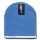 Decky Single Striped Two Tone Beanies Knitted Ski Skull Caps Hats Warm Winter-Serve The Flag 12 image